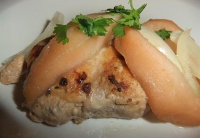 crockpot pork with pears