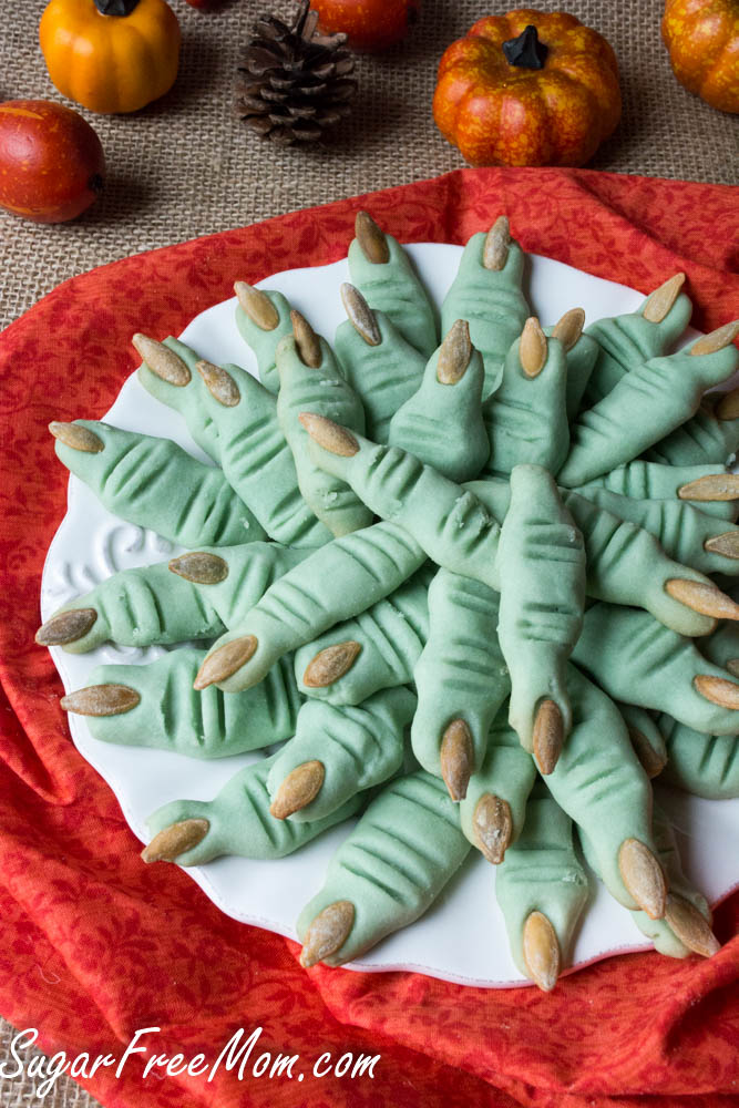 Halloween Witches’ Finger Cookies {Gluten & Sugar-Free}