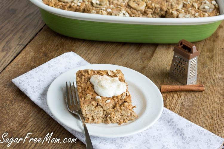 Refined Sugar-Free Baked Oatmeal Recipe