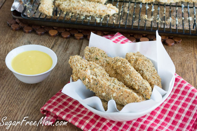 Healthy Baked Chicken Fingers {Gluten Free}