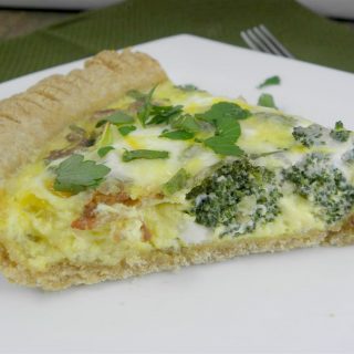 Bacon, Cheddar, Broccoli Quiche Recipe