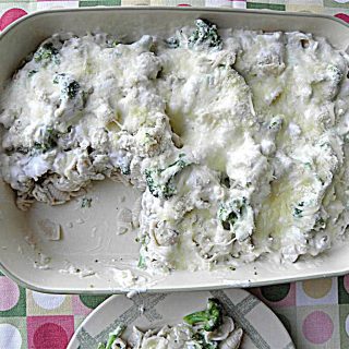 Chicken Broccoli Cheese Pasta Bake