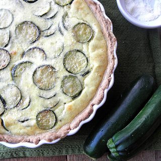 Zucchini Ricotta Whole Wheat Pie