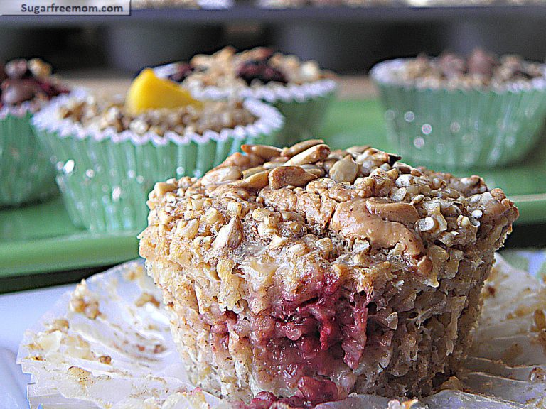 PB&J Baked STEEL CUT Oat Cups