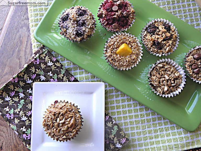 Personalized Baked STEEL CUT Oat Cups: [No Added Sugar]