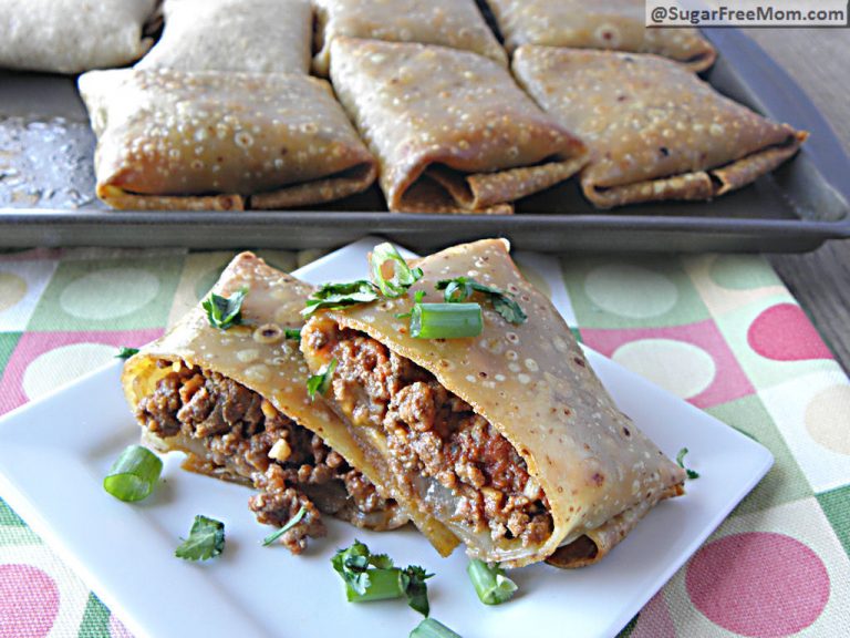 Healthy Oven Fried Chimichangas