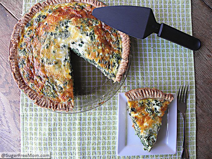 Meatless Monday: Healthy Italian Spinach Pie - Sugar-Free Mom