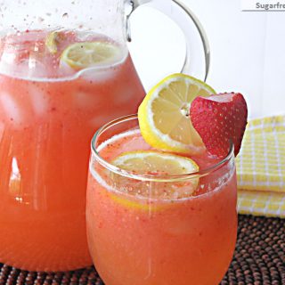 Naturally Sweetened Strawberry Lemonade