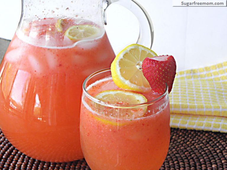 Naturally Sweetened Strawberry Lemonade