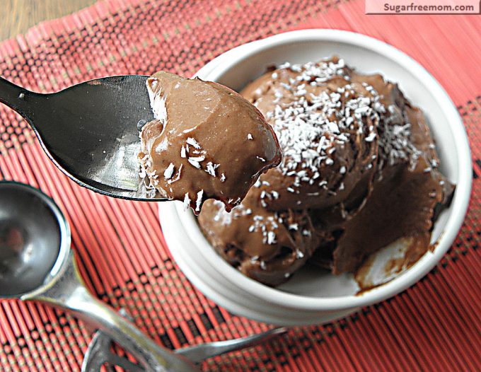 Chocolate Peanut Butter "Ice Cream" [Dairy Free, No Sugar Added]