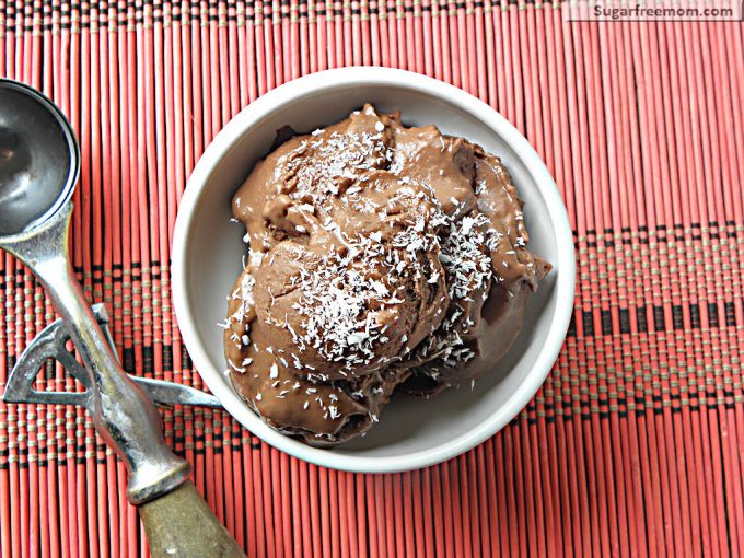 Chocolate Peanut Butter "Ice Cream" [Dairy Free, No Sugar Added]