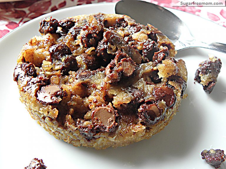 Mini Upside Down Chocolate Chip Steel Cut Oat “Cakes”