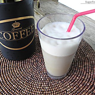Low-Calorie Iced Coffee Vanilla Frappe [Dairy Free]