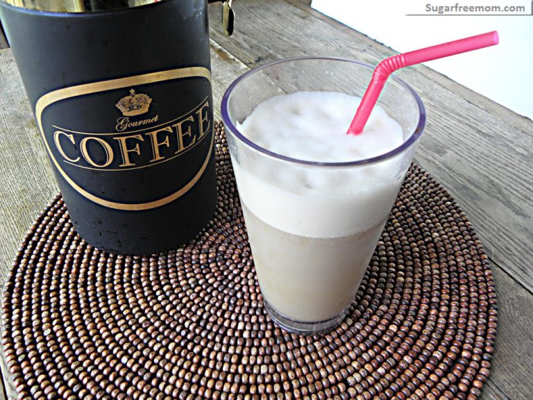 Low-Calorie Iced Coffee Vanilla Frappe [Dairy Free]