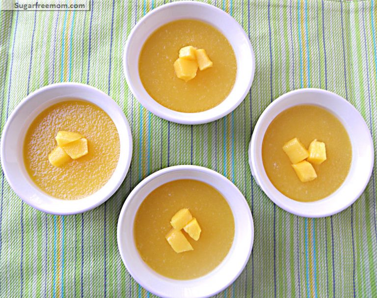 Mango Pudding [Dairy Free, Naturally Sweetened]