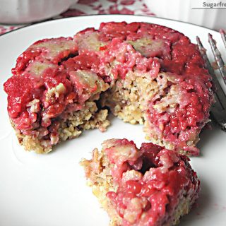 Mini Upside Down Fruity Steel Cut Oat "Cakes" {No Sugar Added}