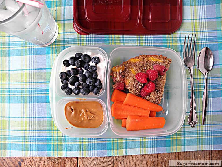 Fruity Baked Quinoa Meal-To-Go: [Vegetarian, Gluten & Sugar Free]