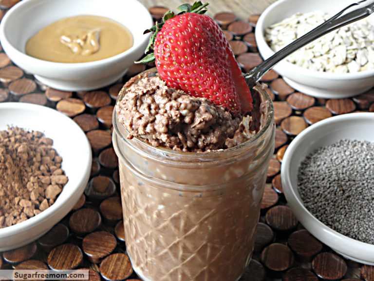 No Bake Chocolate Peanut Butter Chia Oats [No Sugar Added]