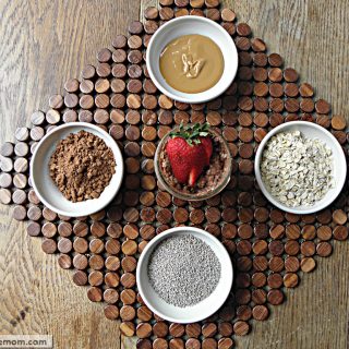 No Bake Chocolate Peanut Butter Chia Oats [No Sugar Added]
