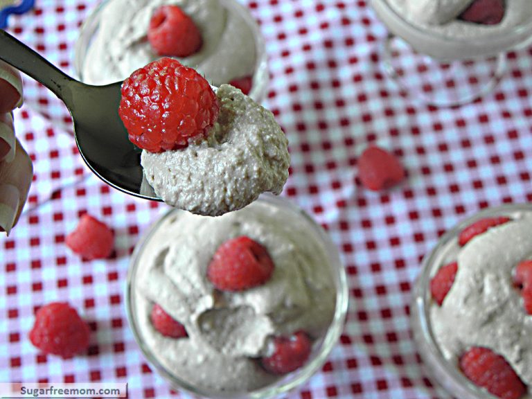 Chocolate Raspberry Ricotta Creme [No Sugar Added]
