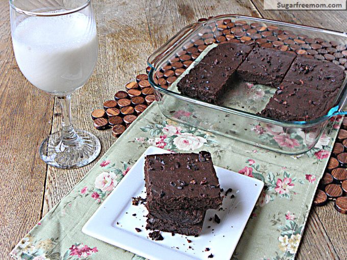 Gluten Free Chocolate Brownies: No Sugar A