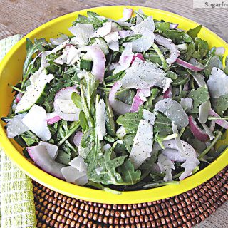 Fresh Arugula Romano Salad