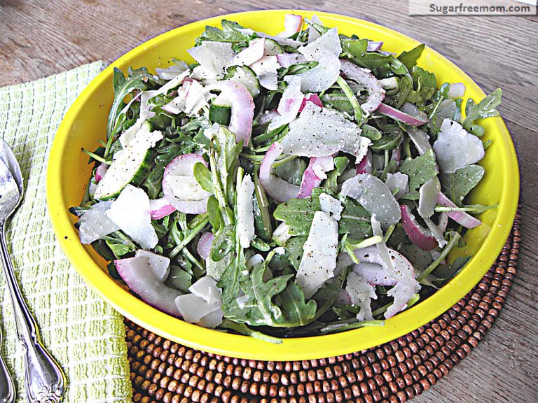 Fresh Arugula Romano Salad