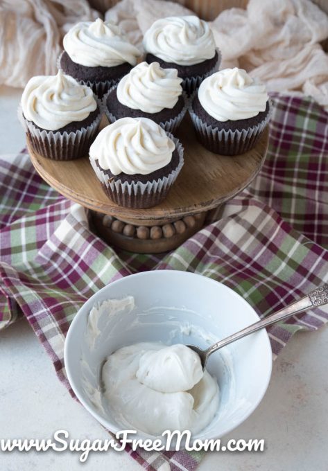 Sugar Free Vanilla Cream Cheese Frosting (Keto, Low Carb) - Sugar-Free Mom