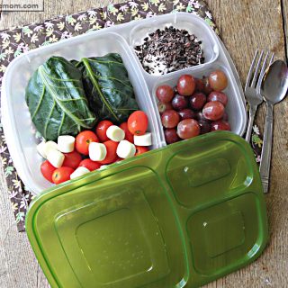 Healthy Collard Green Burrito Meal-To-Go: Vegetarian & Gluten Free
