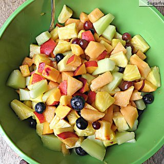 Fruit Salad with Honey Lemon Dressing
