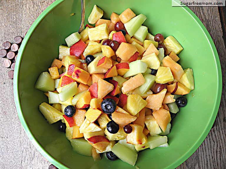 Fruit Salad with Honey Lemon Dressing
