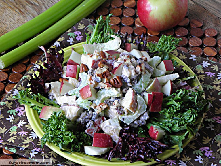 Healthier Mayo Free Waldorf Salad: Vegetarian & Gluten Free