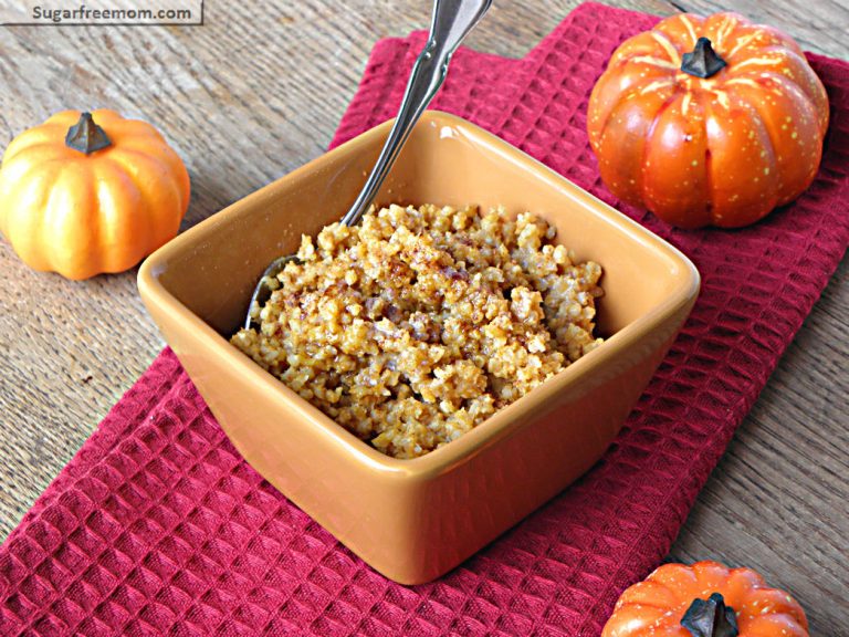 Pumpkin Vanilla Millet Porridge: Dairy & Gluten Free