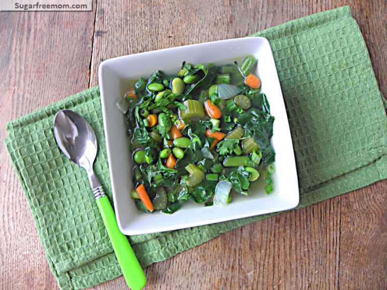 Healthy Light Vegetable Soup: [Vegetarian & Gluten Free]