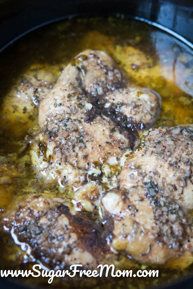 chicken thighs cooking