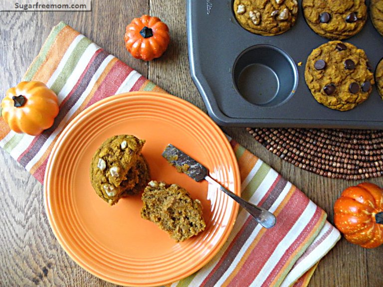 Sugar Free Jumbo Pumpkin Spice Muffins