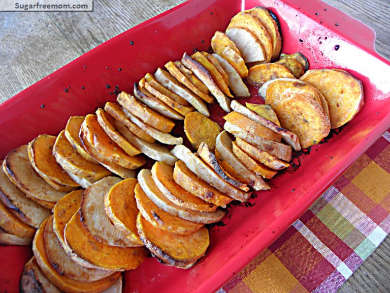 Sweet Potato & Apple Bake with Honey Glaze Option