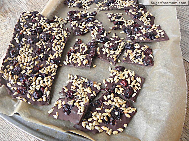 Three Ingredient Chocolate Bark: [Nut, Soy & Dairy Free]