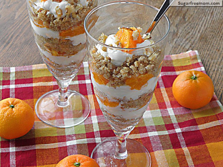 Citrus Quinoa Parfait: [Gluten Free, Dairy Free Option]