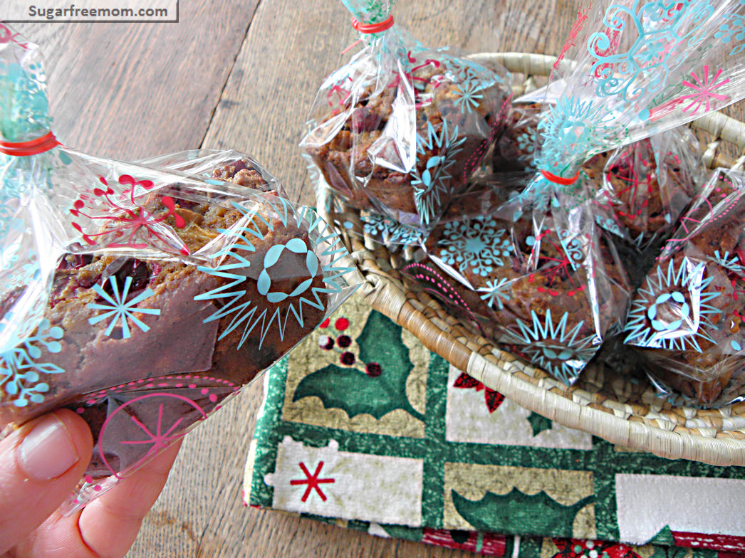 Petite Cranberry Apple Breads: Low Sugar & Diabetic Friendly