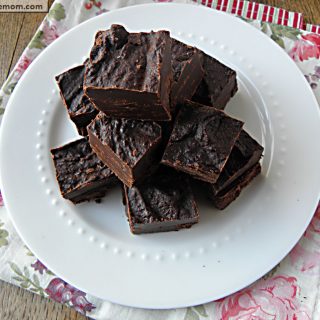 Crock Pot Peppermint Fudge: [Gluten Free & Dairy Free]