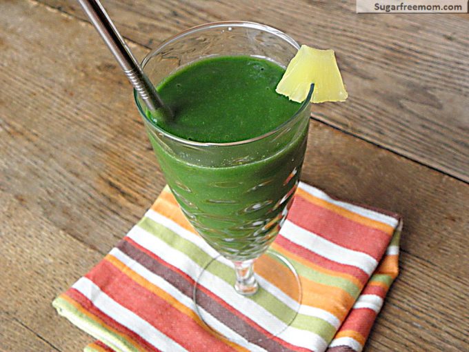 Pineapple Green Protein Smoothie [Gluten & Dairy Free]