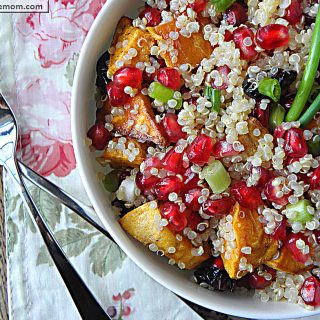 Pomegranate Sweet Potato Quinoa: [Gluten Free]