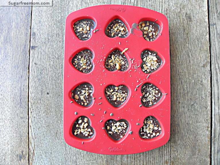 Valentine Peanut Butter Cups {Gluten Free, Dairy Free & Diabetic Friendly}