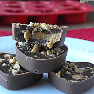 Valentine Peanut Butter Cups {Gluten Free, Dairy Free & Diabetic Friendly}
