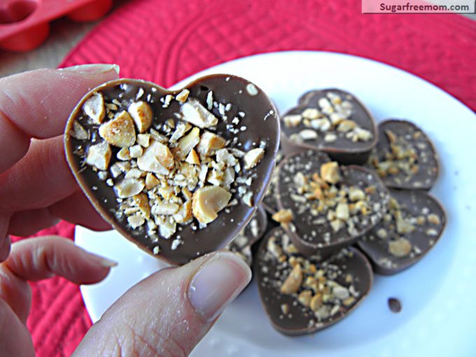 Valentine Peanut Butter Cups {Gluten Free, Dairy Free & Diabetic Friendly}