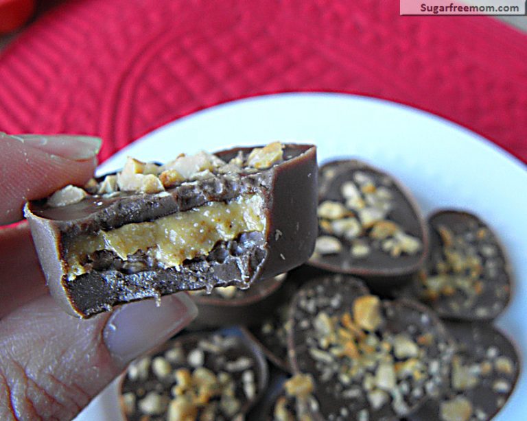 Valentine Peanut Butter Cups {Gluten Free, Dairy Free & Diabetic Friendly}