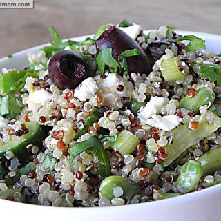 Meatless Monday: Greek Style Tri-Color Quinoa Salad