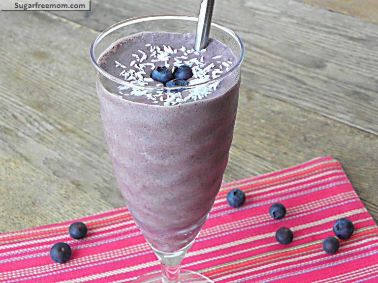 Blueberry Coconut Hidden Green Smoothie [Dairy, Sugar & Gluten Free]