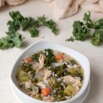 Slow Cooker Keto Turkey Kale Rice Soup